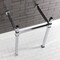 Kingston Brass VPB3322SQ1 22-Inch Stainless Steel Console Sink Legs, Polished Chrome VPB3322SQ1 - alternate 5
